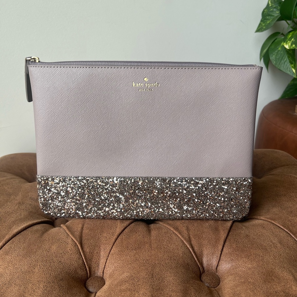 Kate Spade New York Glitter Pouch